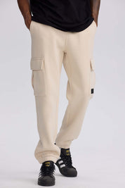 Pantalón Buzo Hombre Cargo Beige Beige / XXL