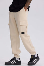 Pantalón Buzo Hombre Cargo Beige Beige / XXL