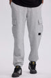 Pantalón Buzo Hombre Cargo Gris Melange Gris / XXL