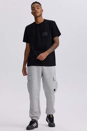 Pantalón Buzo Hombre Cargo Gris Melange Gris / XXL