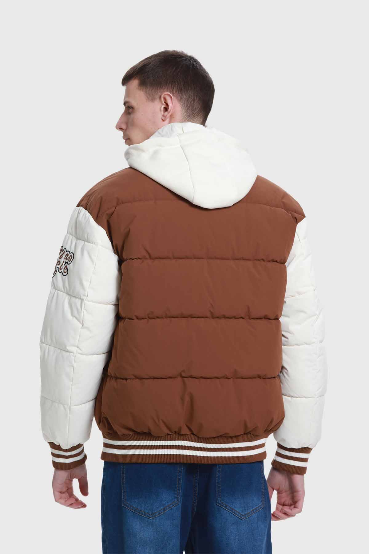 Parka Hombre Varsity Camel