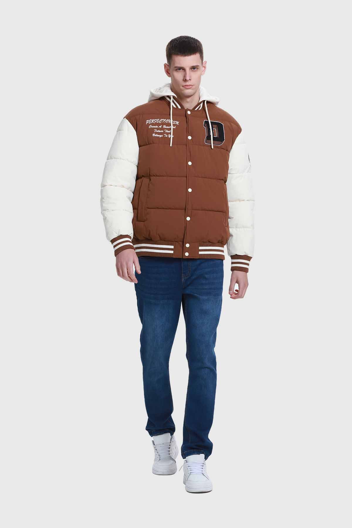 Parka Hombre Varsity Camel