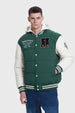 Parka Hombre Varsity Verde