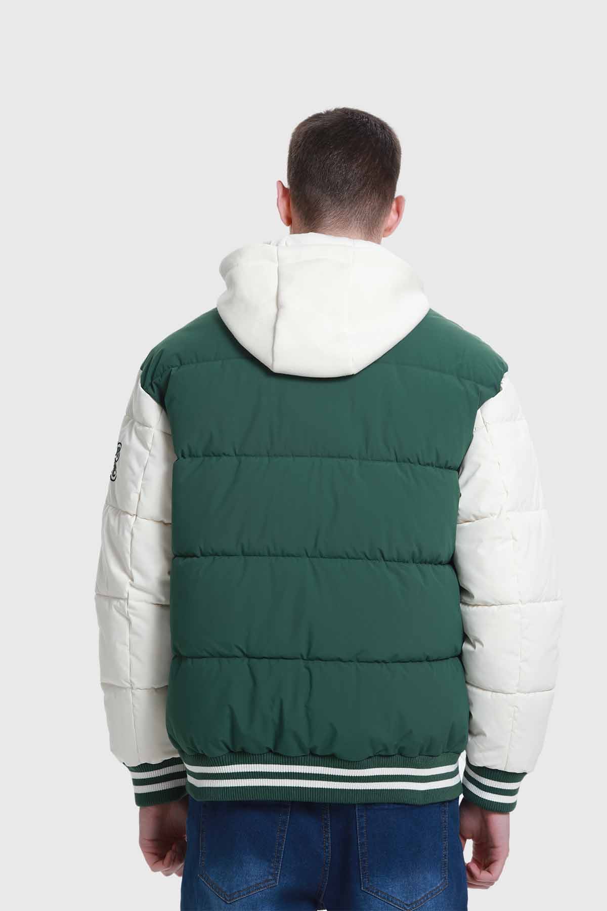 Parka Hombre Varsity Verde