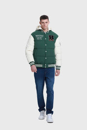 Parka Hombre Varsity Verde