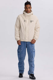 Chaqueta Hombre Cortaviento Beige Claro Beige / XXL