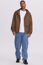 Chaqueta Hombre Cortaviento Camel Beige / XXL