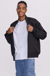 Chaqueta Hombre Bomber Negro Negro / XXL