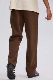 Pantalón Buzo Hombre Calce Recto Chocolate Café / XXL