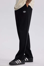 Pantalón Buzo Hombre Calce Recto Negro Negro / XXL