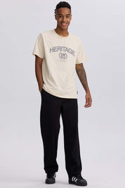 Pantalón Buzo Hombre Calce Recto Negro Negro / XXL