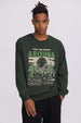 Polerón Hombre Central Print Verde Militar Verde / XXL