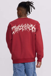 Polerón Hombre Print Rojo Oscuro Rojo / XXL