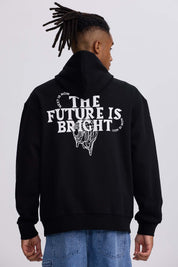 Polerón Hombre Hoodie Doble Print Negro Negro / XXL