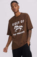 Polera Hombre Print Central West Chocolate Café / XXL