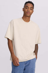 Polera Hombre Loose Fit Beige