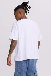 Polera Hombre Loose Fit Blanco Blanco / XXL