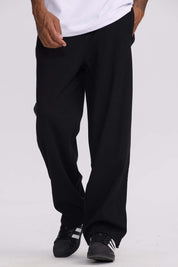 Pantalón Buzo Hombre Loose Fit Negro Negro / XXL