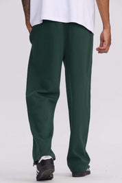 Pantalón Buzo Hombre Loose Fit Verde Militar Verde / XXL