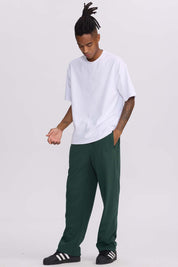 Pantalón Buzo Hombre Loose Fit Verde Militar Verde / XXL