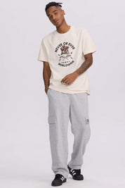 Pantalón Buzo Hombre Cargo Gris Melange Gris / XXL