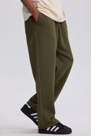 Pantalón Hombre Loosefit Verde Militar Verde / XXL