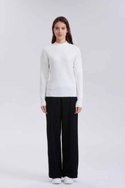 Sweater Mujer Chenille Crudo