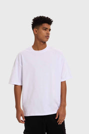 Polera Hombre Oversize Blanco