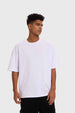 Polera Hombre Oversize Blanco