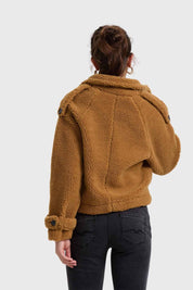 Chaqueta Mujer Polar Camel