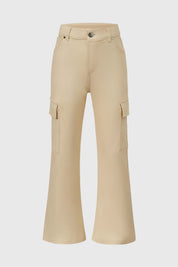Pantalón Niña Cargo Beige