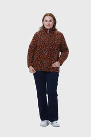 Chaqueta Mujer Reversible Café