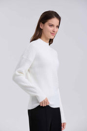 Sweater Mujer Chenille Crudo