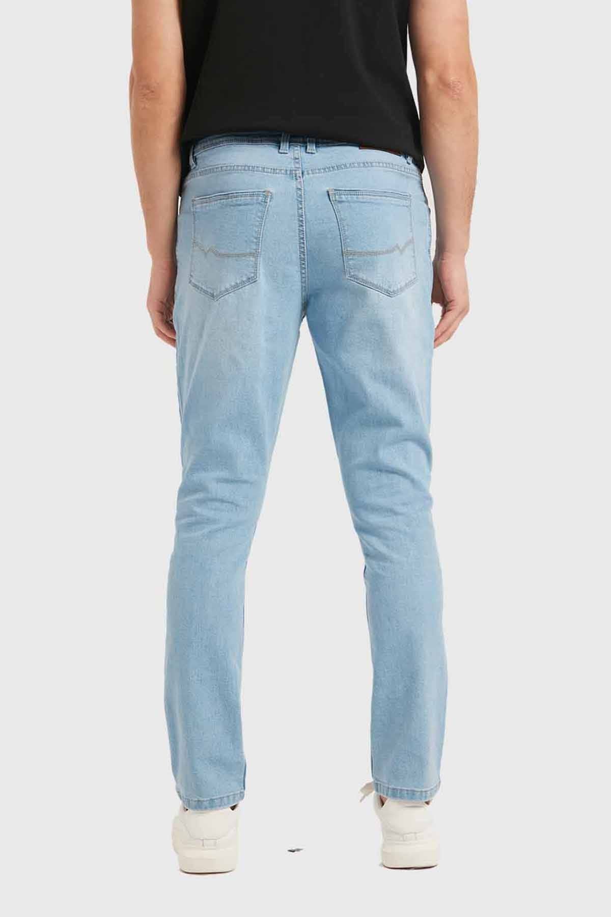 Jeans Hombre Slim Azul