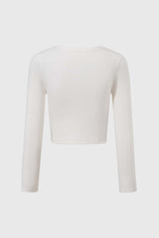 Polera Niña Con Botones Beige