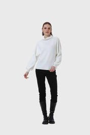 Sweater Mujer Drapead Crudo