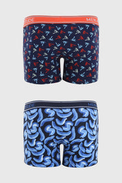 Boxer Hombre Bipack Estampado Calipso