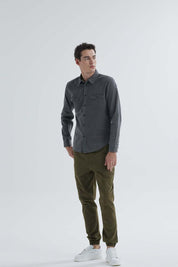 Pantalón Hombre Jogger Twill Verde