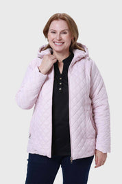 Parka Mujer Con Bolsillo Palo Rosa