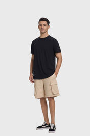 Polera Hombre Long Fit Básica Negro
