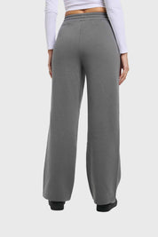 Pantalón Buzo Mujer Costura Frontal Gris