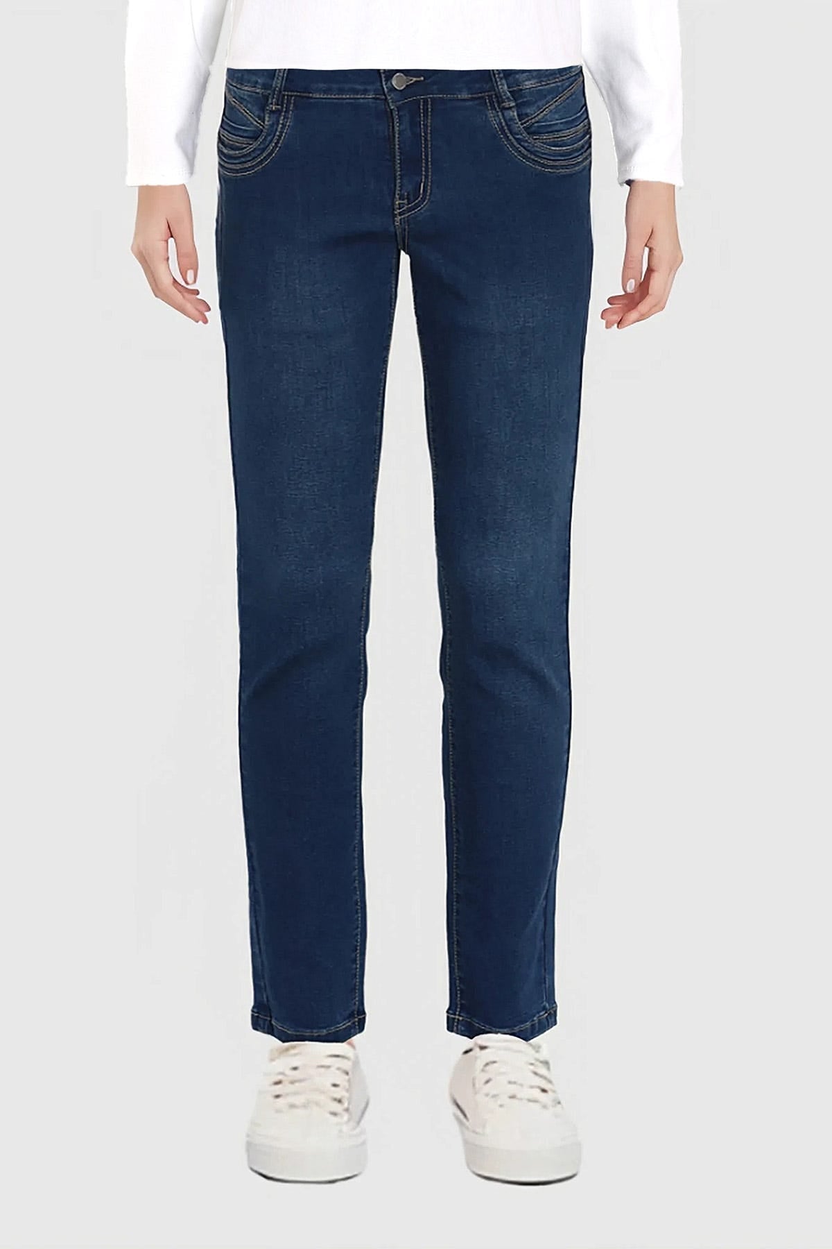 JEANS MUJER SKINNY PUSH UP AZUL CLARO