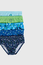 Boxer Niño 5Pack Azul