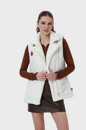 Polar Mujer Corderito Hebilla Crudo