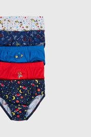 Boxer Niño 5Pack Azul