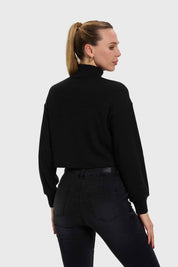 Sweater Mujer Crop Marengo