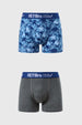 Boxer Niño Bipack Print Gris