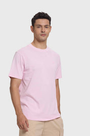 Polera Hombre Long Fit Básica Rosado