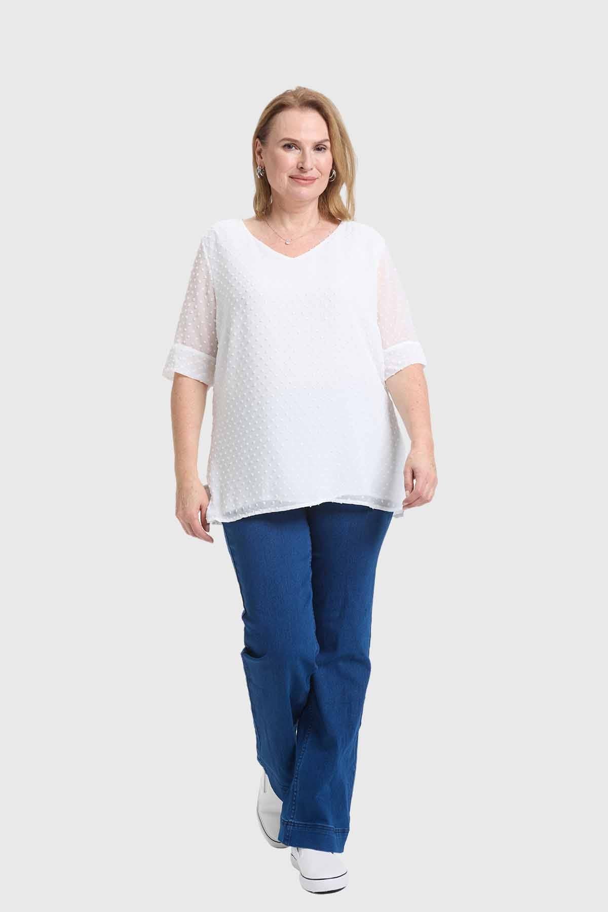 Blusa Mujer Crudo