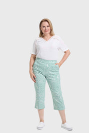 Pantalón Mujer Recto Verde